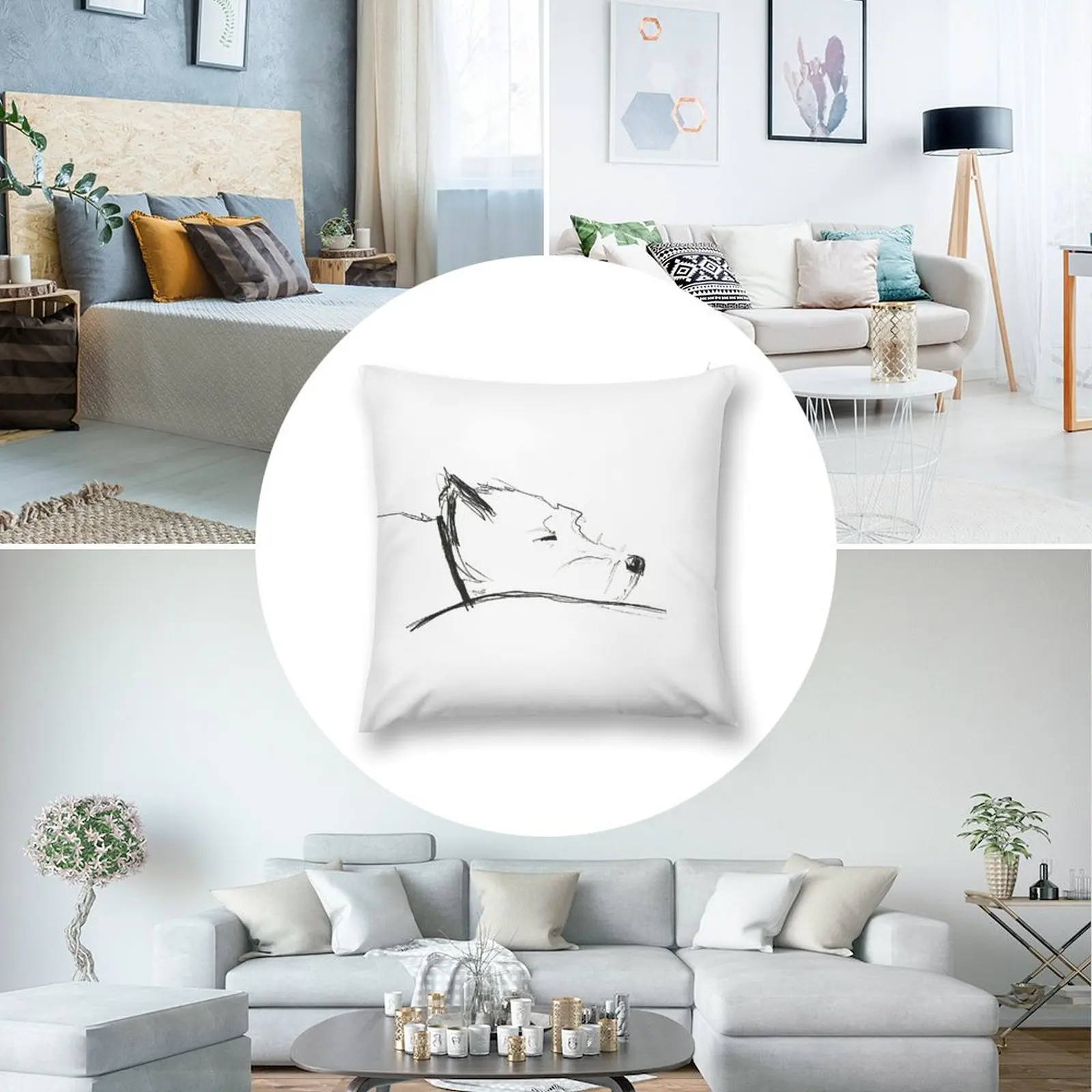 Подушка для сна красивой леди декоративная подушка Рождественская