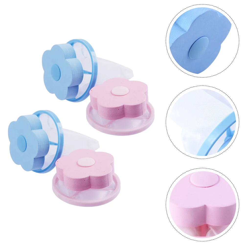 

4pcs Durable Practical Reusable Useful Cleaning Tool Filter Tool Washing Machine Filter