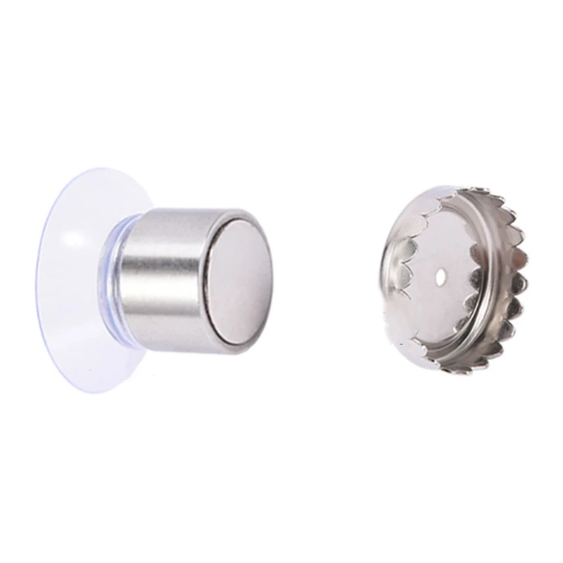 

Creative Magnetic Soap Holders Stainless Steel Soap Dish Wall Mounted Suction Cup Soap Holder No Trace Easy to Install G2AB