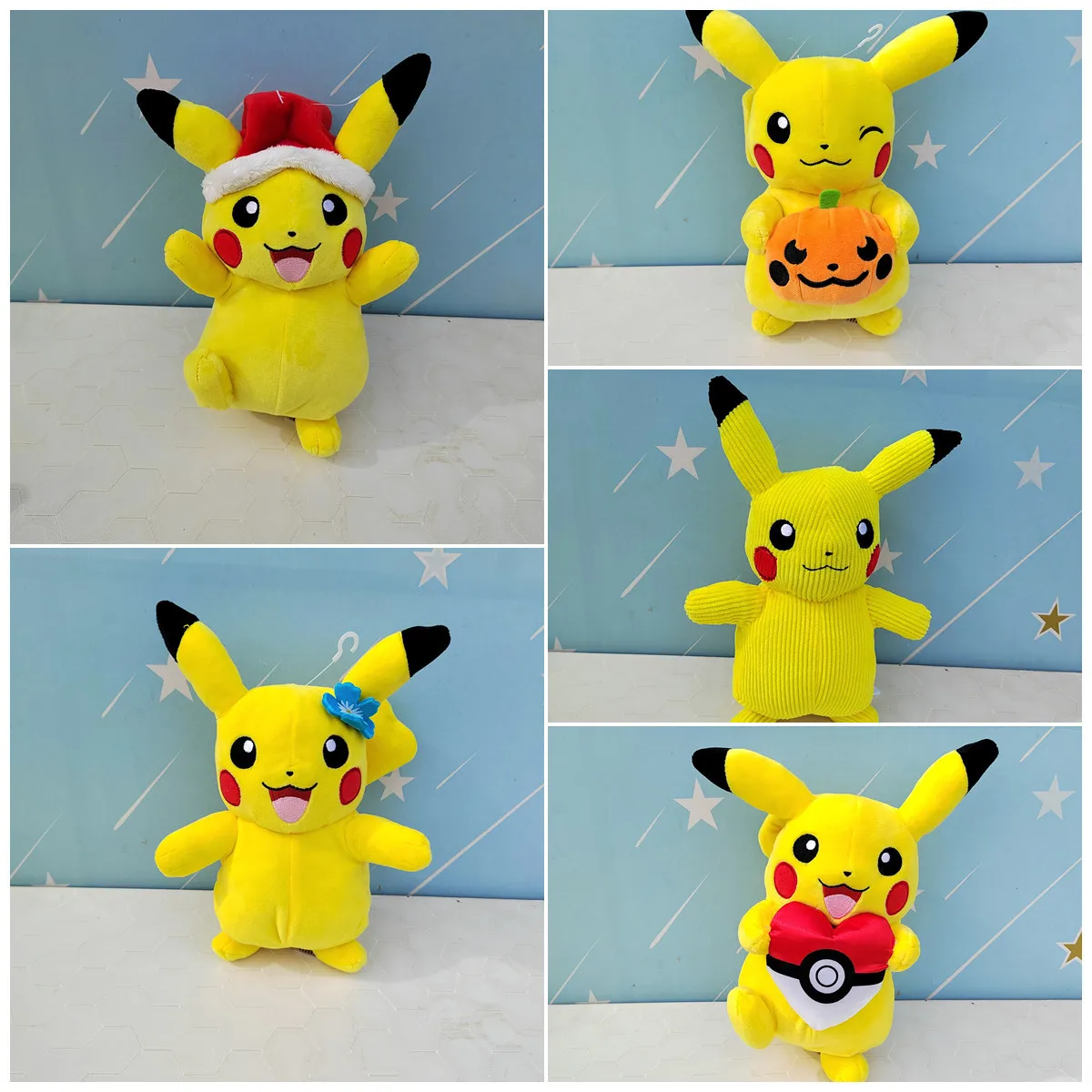 

Плюшевая кукла Покемон Пикачу, 20 см, 10 шт./партия