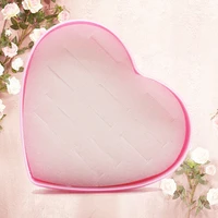 heart shape ring box storage case earring ring display stand tray jewelry box organizer show case wedding supply multiple sizes