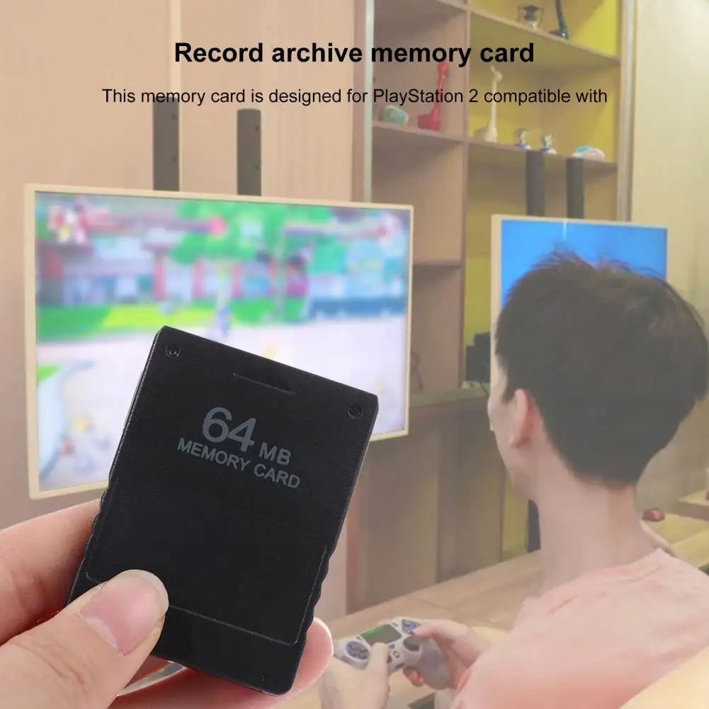 Portable Game Memory Card High Speed High Reliability 8/16/32/64/128/256MB Flash Card Plug Play Game Memory Card for PS2-