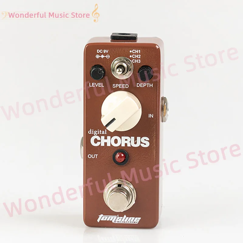 

Aroma ACH-5D Guitar Pedal Mini Chorus Guitar Effect Pedal with Guitar Parts & Accessories