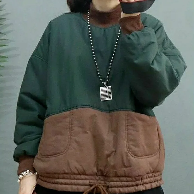 Женские парки зимние теплые простые универсальные для отдыха модные элегантные