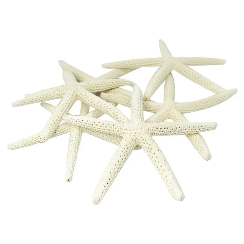 

New-12PCS White Finger Starfish 5-10Cm Decorative Five-Finger Starfish