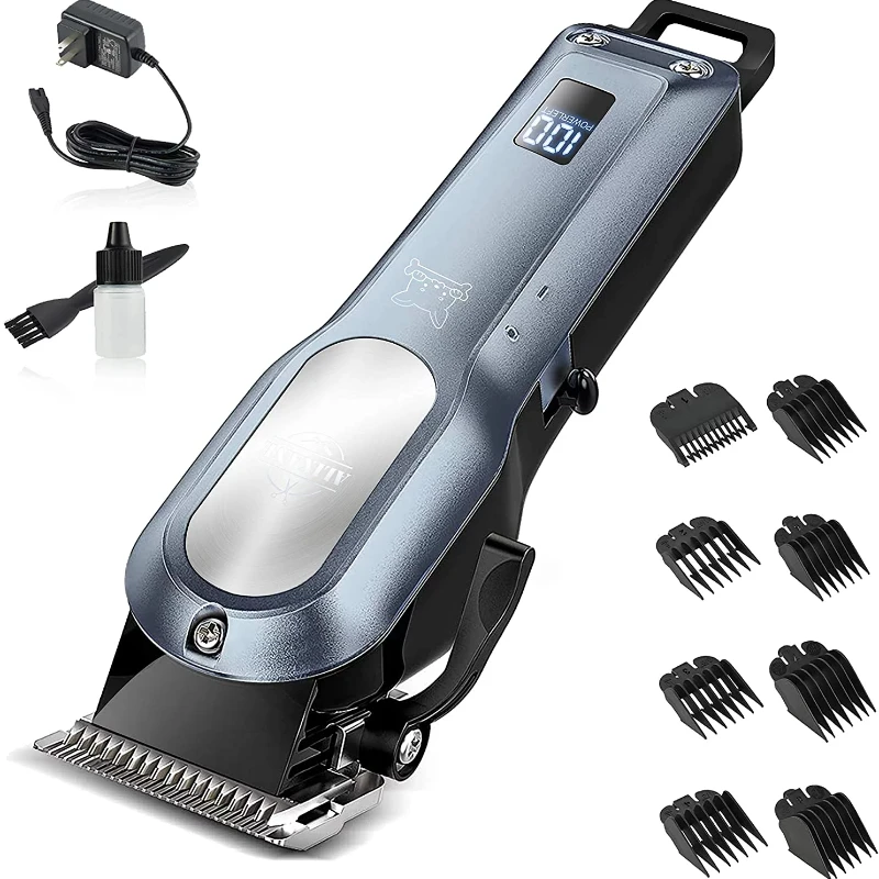 

Clippers Professional Heavy Duty Low Noise High Power Dog Grooming Clipper Rechargeable Cordless Pet Grooming Tools for Small &