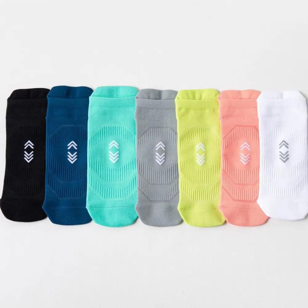 

1 Pair High Quality Fluorescent Color Men Ankle Socks Breathable Cotton Anti-sweat Sport Socks Running Basketball Short Socks