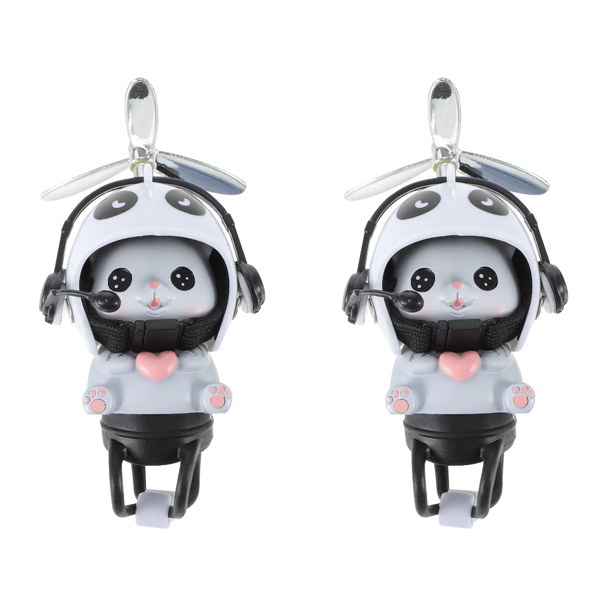 

Bike Motorcycle Cat Car Accessories Decoration Bell Dashboard Bells Toy Ornaments Kids Handlebarhelmet Horn Scooter Figurines