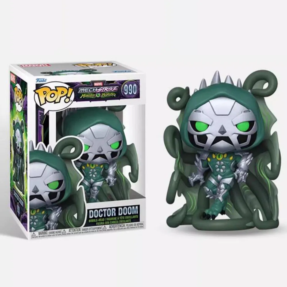 Funko Pop Marvel Mech Strike Monster Hunters Doctor Doom #990