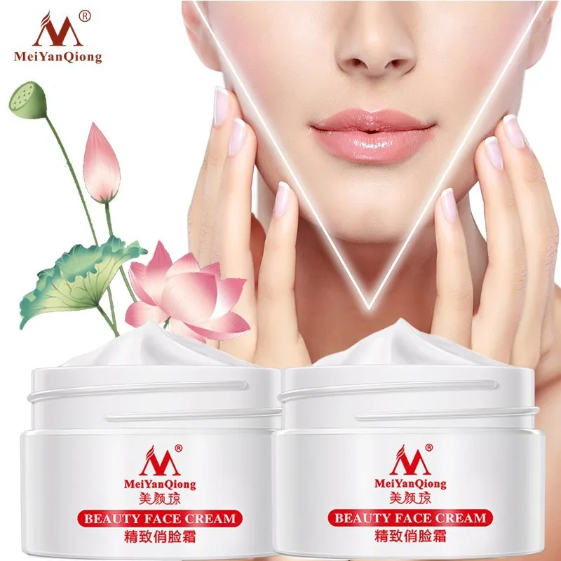 

2PCS Face-lift Slimming Face Cream Anti-Aging Wrinkle Whitening Moisturizing Product Beauty Health Facial Skin Care Women