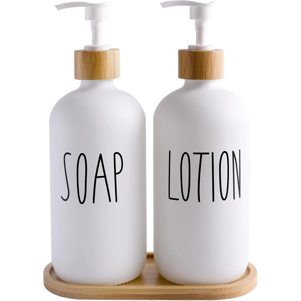 

Набор стеклянных дозаторов для мыла