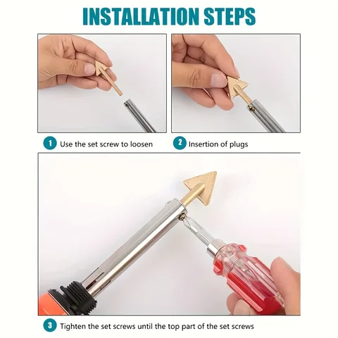 Набор из 4 пластиковых сварочных стержней, содержит 4 сварочных головок и является многоцветным пластиковым сварочным стержнем из полипропилена/ПВХ/ПЭ для автомобильных бамперов.