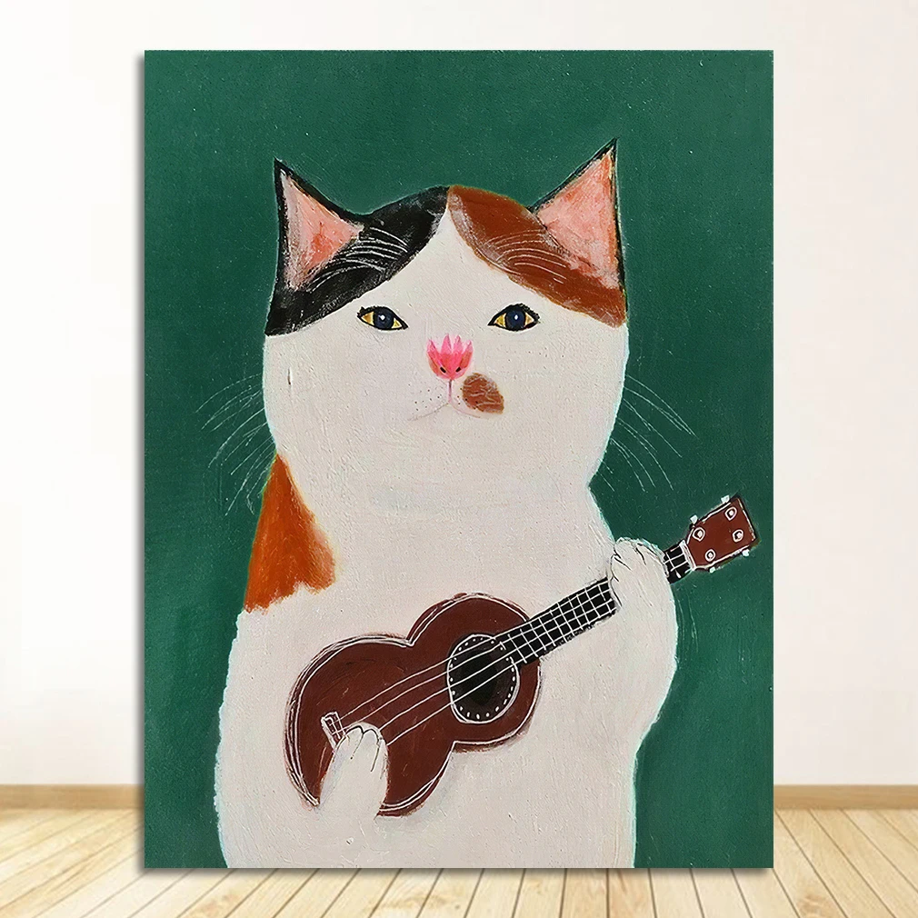 

Мультяшная картина с котом DHRM