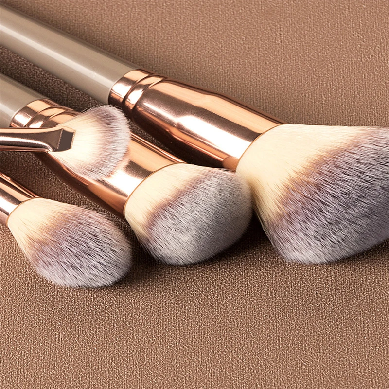 15 шт./набор двусторонние кисти для макияжа с чехлом