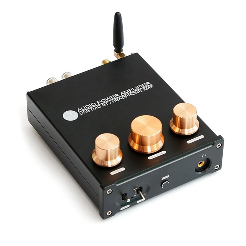 

TPA3116 Coaxial Digital Power Amplifier Dual Channel Bluetooth USB Optical Coaxial Power Amplifier 50Wx2 Audio Power