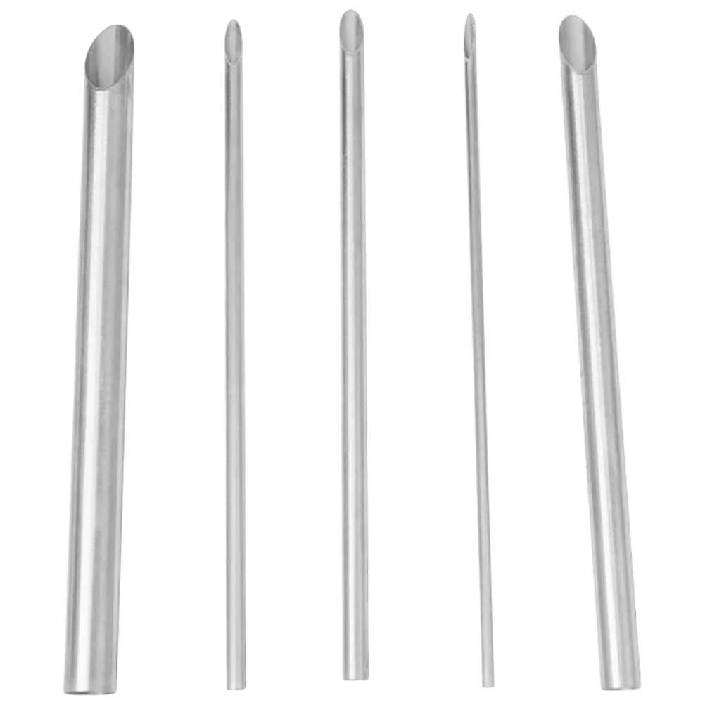 

5Pcs Drilling Trimming For Sculpture Metal Clay Hole Clay Tools Round Hole for Ceramic Pottery Tools Pottery Supplies Sculpture