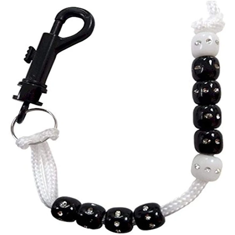 

Golf Rhinestone Bead Score Counter,Golf Stroke Bead Score Counter Beads Bracelet Golf Putting Training Aid