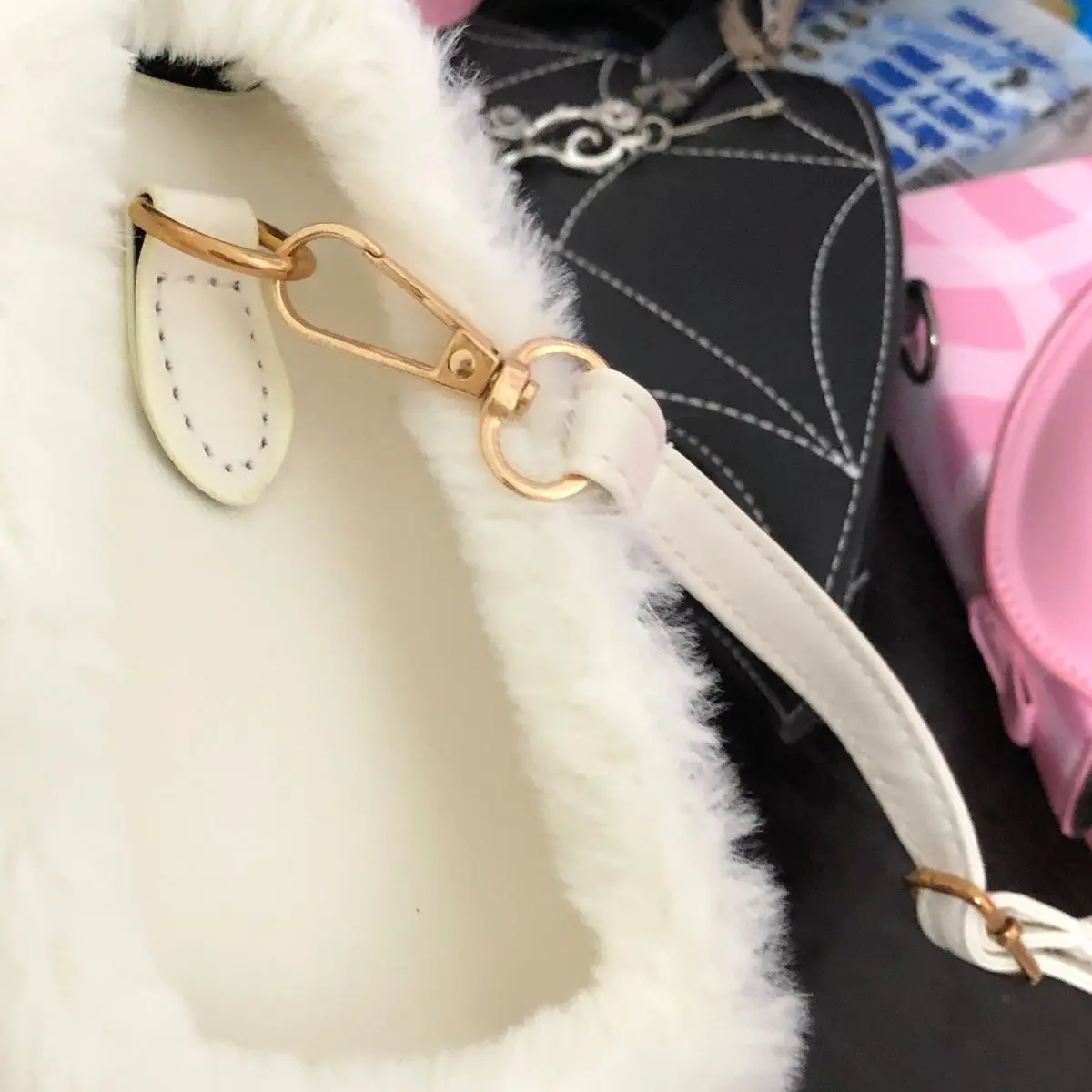 Bags for women Sanrio Cute Hello Kitty Bag Pink Girl Plush Women's Handbag Messenger Bag Purses and Handbags  crossbody bags