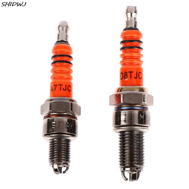 3 Electrode Spark Plug A7tc D8TC for 50cc 110cc 125cc Atv Scooter Dirt Bike