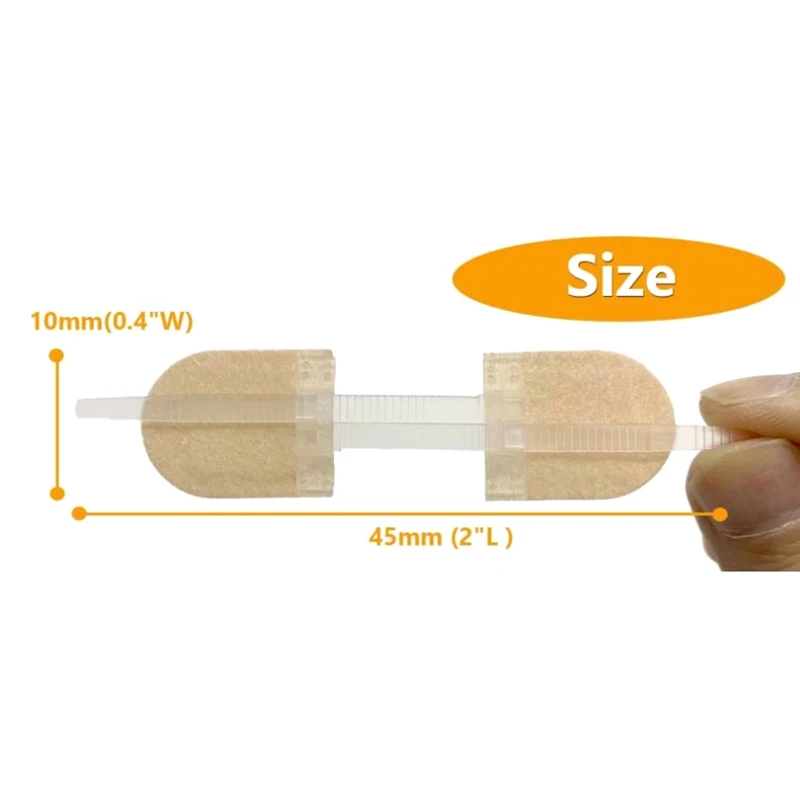 Ремешок на молнии пластыри для закрытия ран дышащие бесшовные эластичные шовные