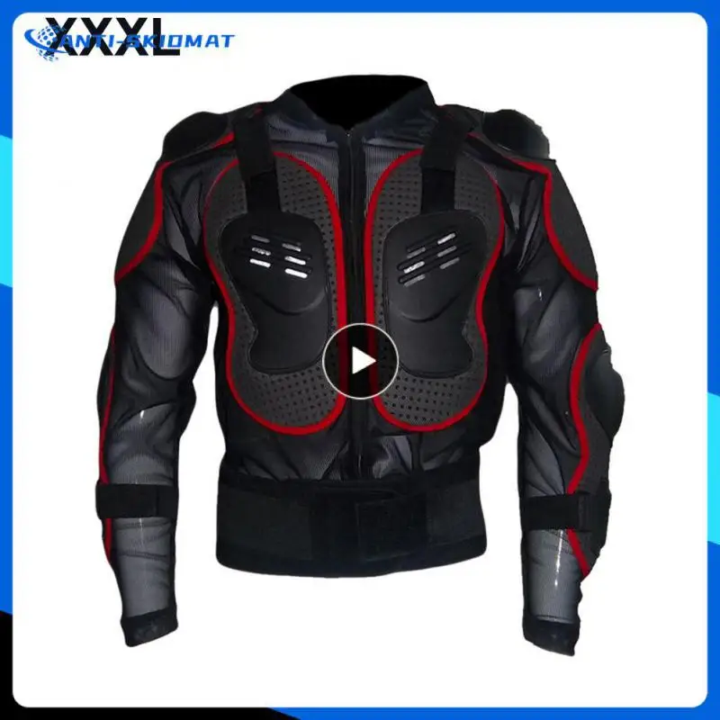 

Practical Outdoor Knight Racing Coat Motorcycle Armor Pvc Armour Wear-resistant Nylon Motorcycle Armor Protector Durable Black