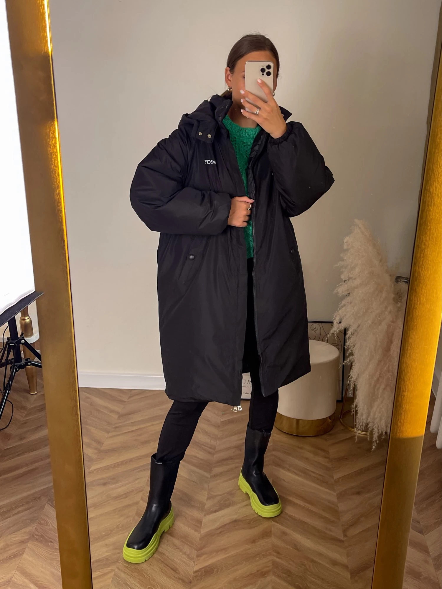 Mid-Length Cotton-Padded Jacket 2022 New Coat Women's Winter Korean Sports Style Cotton-Padded Jacket Parker