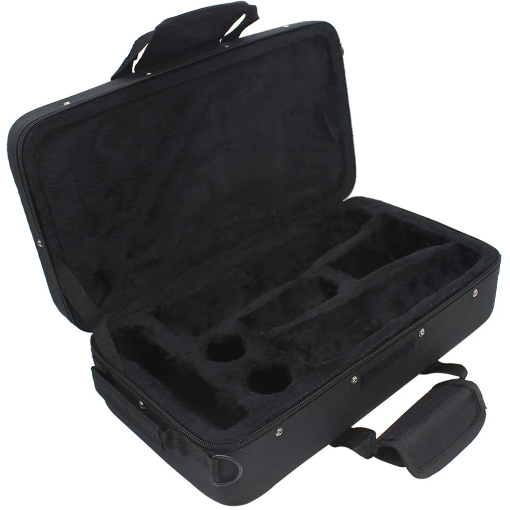 

Black Cloth Clarinet Case Carrying Bag Flute Accessories Suitcase Woodwind Portable Music Instrument Padded