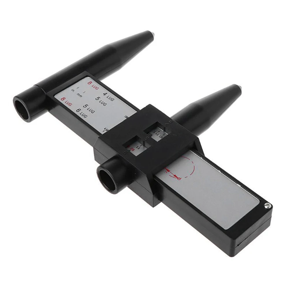 

Car Wheel Rim PCD Measuring Tool Plastic Gauge Ruler PCD Ruler Lugs Hub Pitch Measurement Tool Automobiles Parts