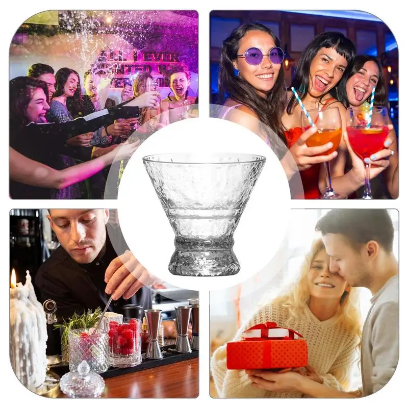 Чашки для питья Margarita 200 мл комплект бокалов вина набор с утолщенной основой