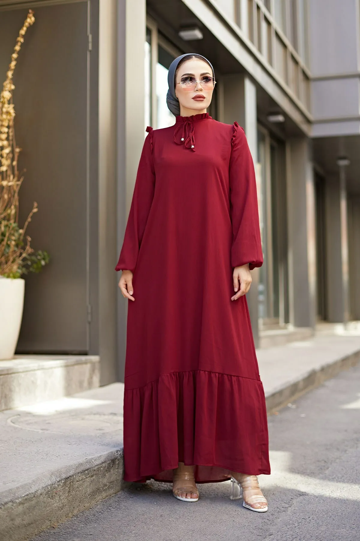 Платье женские платья 2021 кафтан абайя длинные мусульманские Вечерние Хиджаб