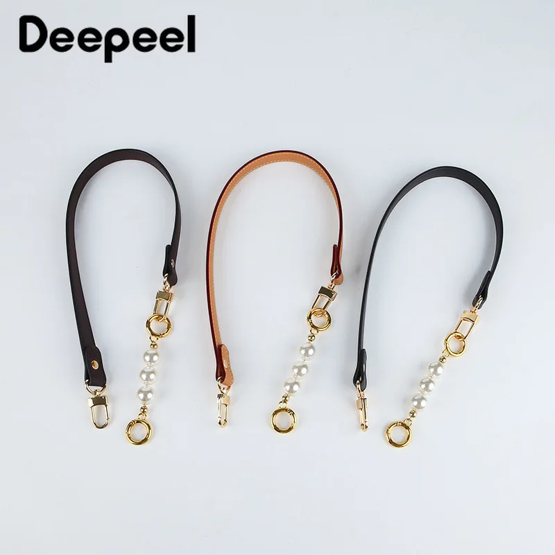 Deepeel 1.8*68cm New Leather Bag Strap Lengthen Chain Handle Women's Purse HandBag Accessories One Shoulder Underarm Straps