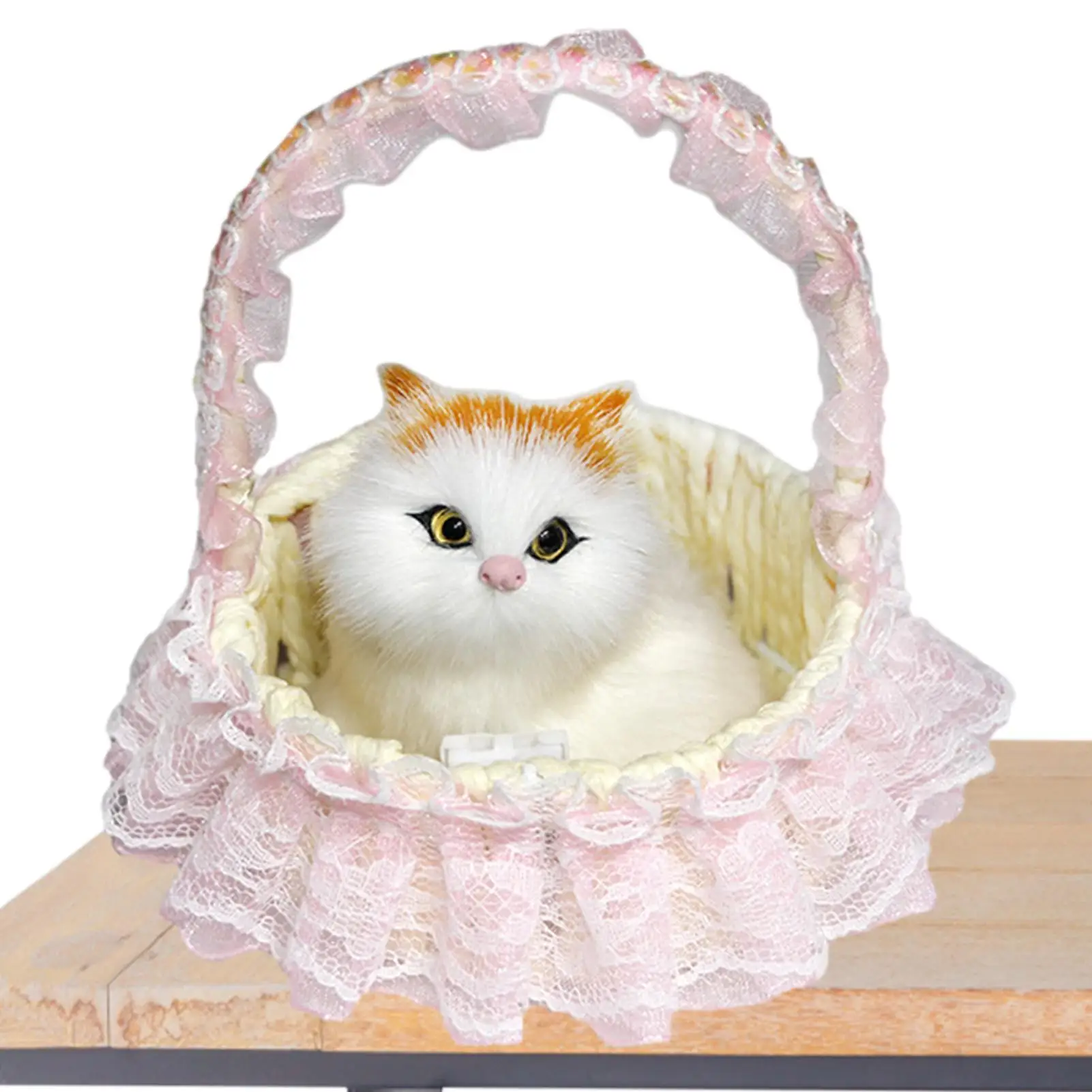 

Имитация кошек, плюшевая искусственная кожа, кавайная игрушка-Кот со звуком, игрушки-котята, набивная кукла, украшение, подарок на день рожд...