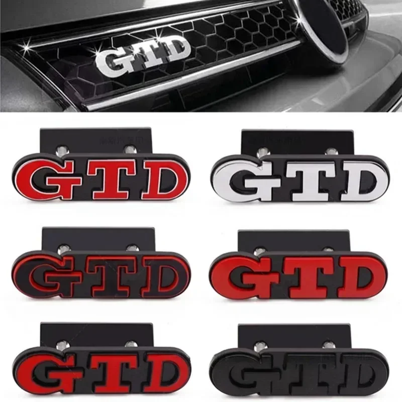 Фото 3D металлическая эмблема GTD, наклейка на переднюю решетку и задний багажник автомобиля для Volkswagen VW POLO Golf 4 5 6 7 7 MK2 MK4 MK5 MK6 MK7 MK8 №3