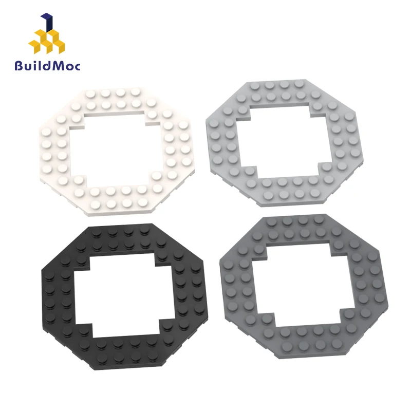 

BuildMoc, 1 шт., сборные элементы, 6063 восьмиугольные, средняя, полые доски, кирпичи, строительные блоки, сменные детали, игрушки для подарка
