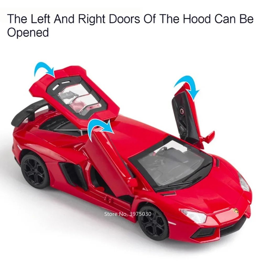 1/32 сплав литья под давлением Lambor LP740 игрушечная модель автомобиля колесо