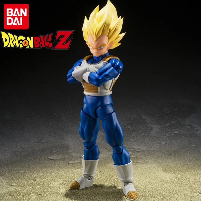 Фото Фигурка Bandai S.H.Figuarts Dragon Ball SUPER SAIYAN VEGETA DANGEROUS PRIDE, готовая модель аниме-персонажа, игрушка-файтер, подарок для детей №4