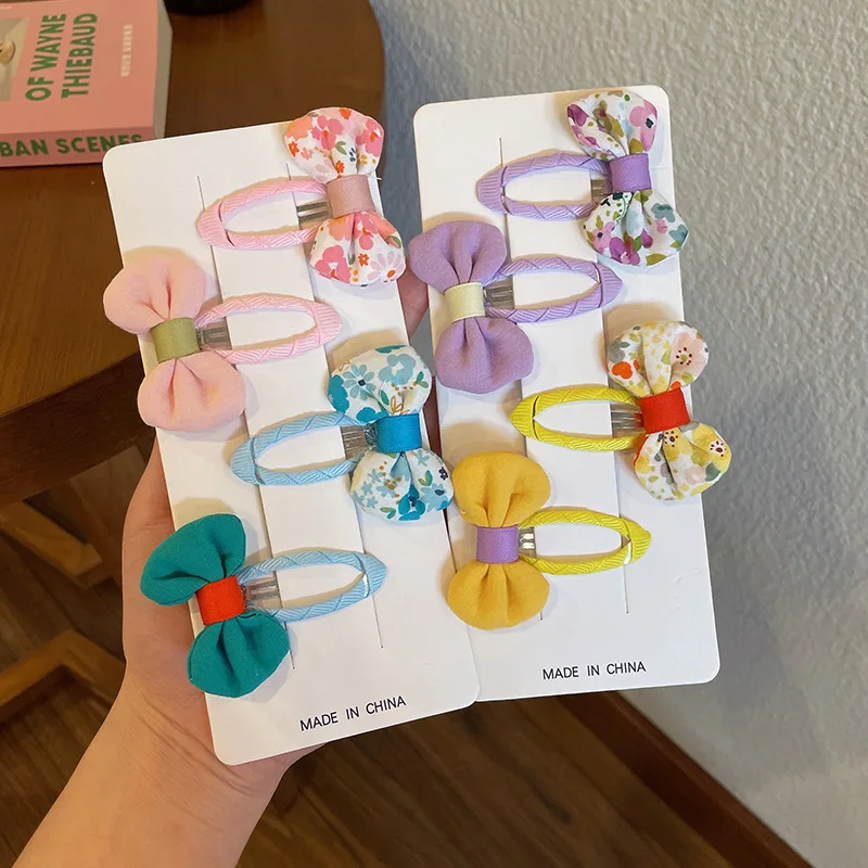 

Hairclip Crab for Hair Hair Clips Children Hairpins Bow Fabric Bangs Bb Clip Hairpin Cute Girls Hair Brooches Accessories Kids