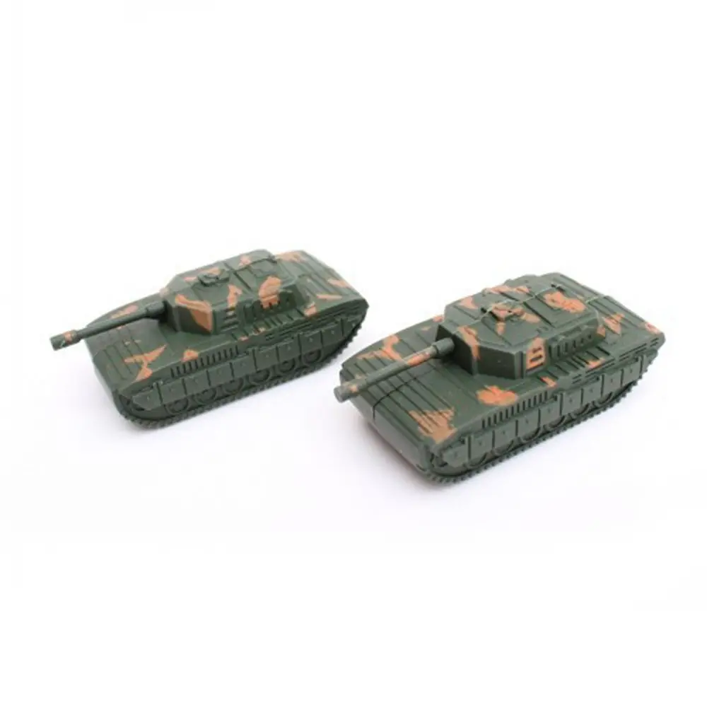 

10 шт., детский пластиковый игрушечный танк, 6,5 см