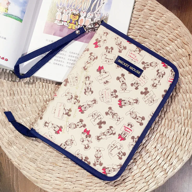 

Disney Travel Passport Package Wallet Business Card Holder Credit Card ID Purse Multi-Function Clutch Bags Document Organizer