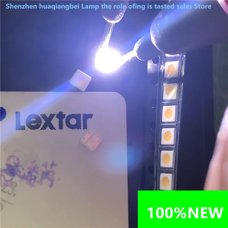 500PCS   for 32-65 inch LED TV Repair  Lextar  3030 3v   Cold white    100%NEW