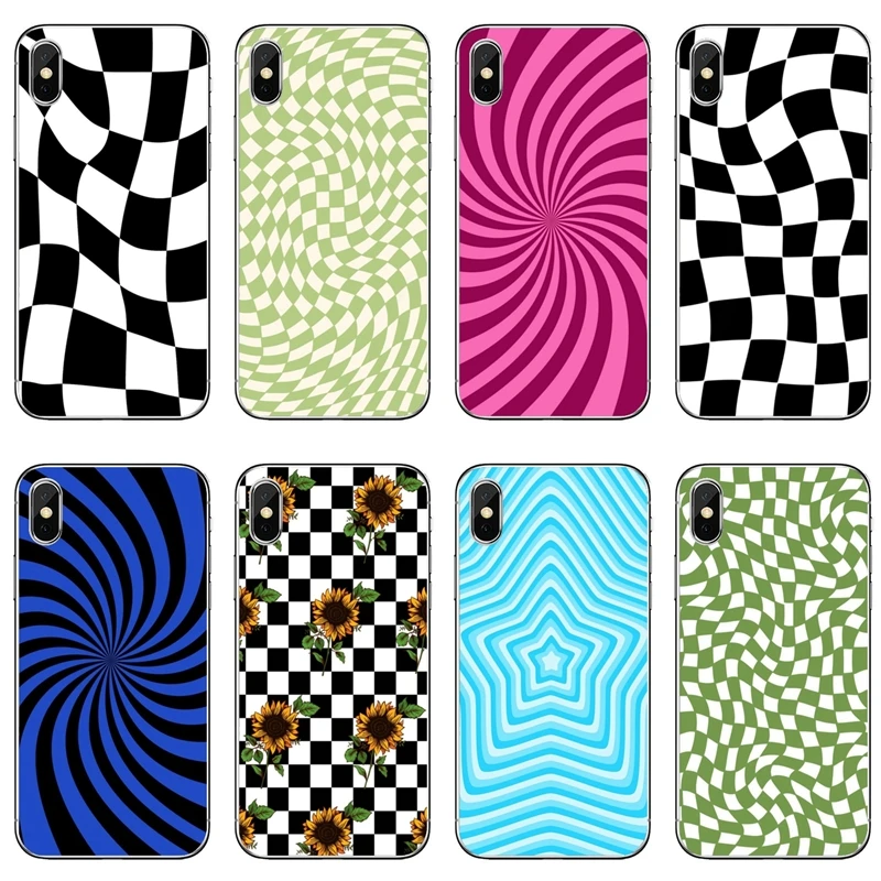 Чехлы для телефонов Samsung Galaxy M30 A20E A21S A12 A10 J8 J7 J5 Pro J6 J4 Prime A6 A8 A9 Plus J3 Crazy Checkers |