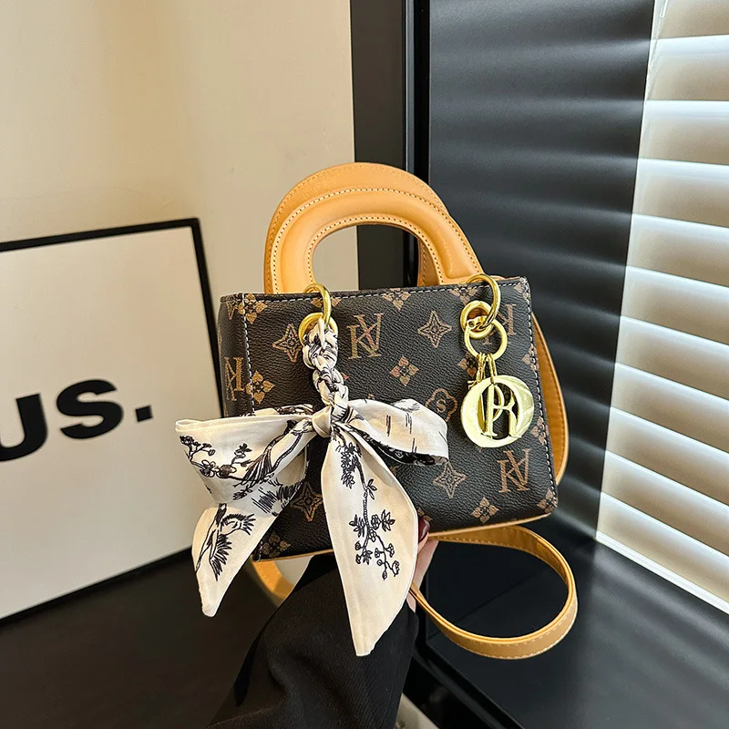 Сумка-ведро для рук стареющий модный универсальный шелковый шарф подвесная