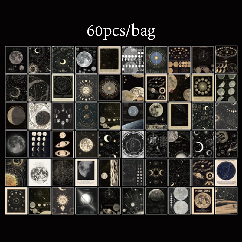 

Mr. Paper, 4 стиля, 60 шт./пакет, мини-Книга в твердом переплете, творческие украшения для коллажей ручной работы, бумажные материалы