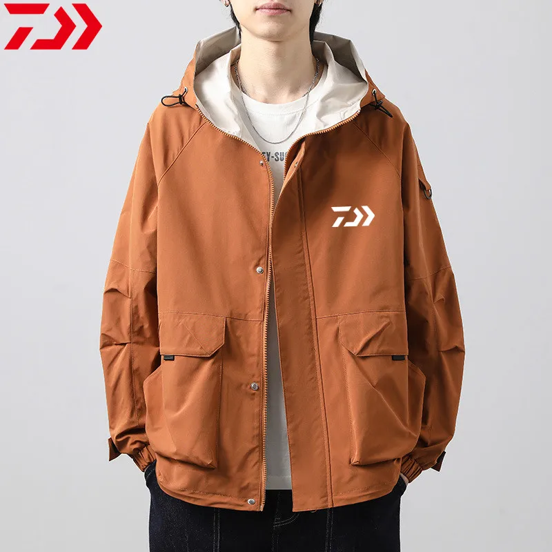 

2024 Daiwa New Outdoor Sport Hoodie Fishing Clothes Casual Loose Fishing Jacket Fashionable Breathable and Warm Fishing Clothes