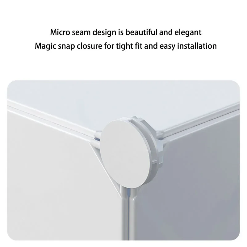 Wardrobe Closet Cabinet Simple Wardrob Plastic Space Saving Portable Folding Bedroom Organizer Shelves Furniture