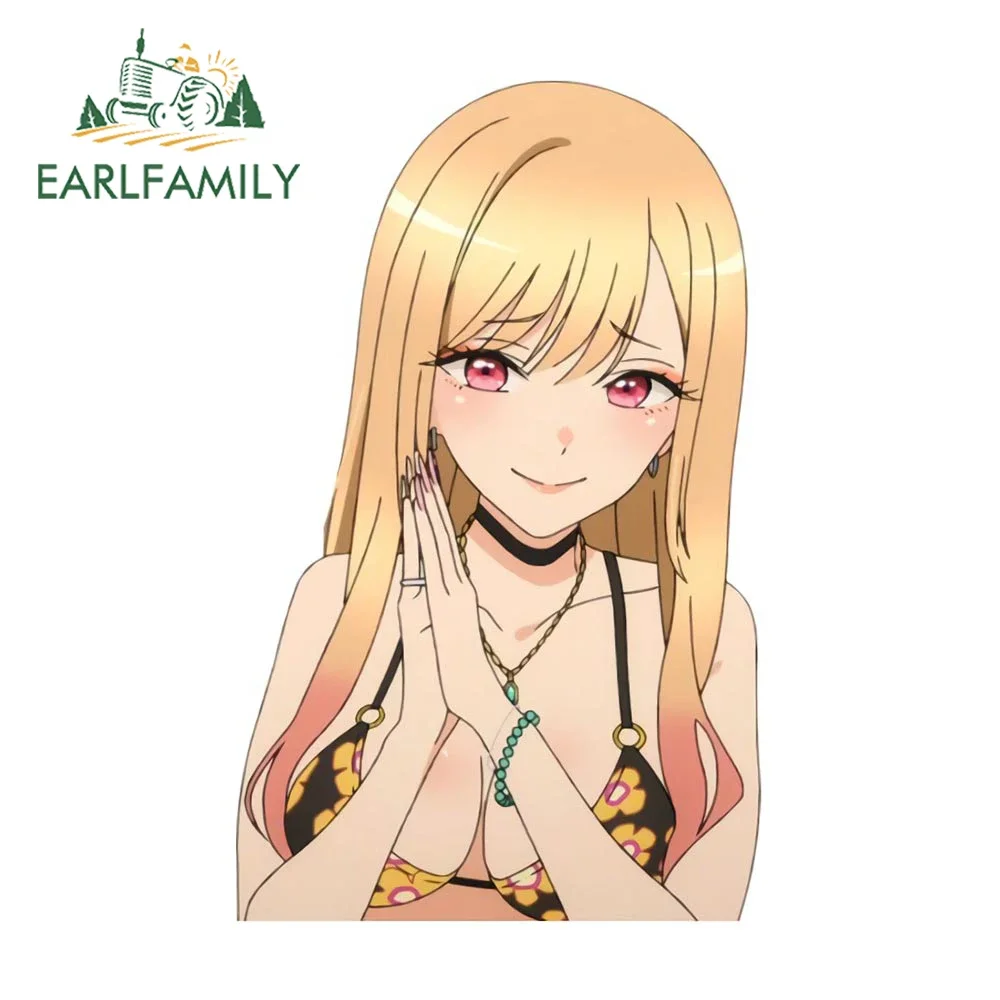 EARLFAMILY 13 см x 8 1 для Kitagawa Марин забавная наклейка автомобилей индивидуальная на