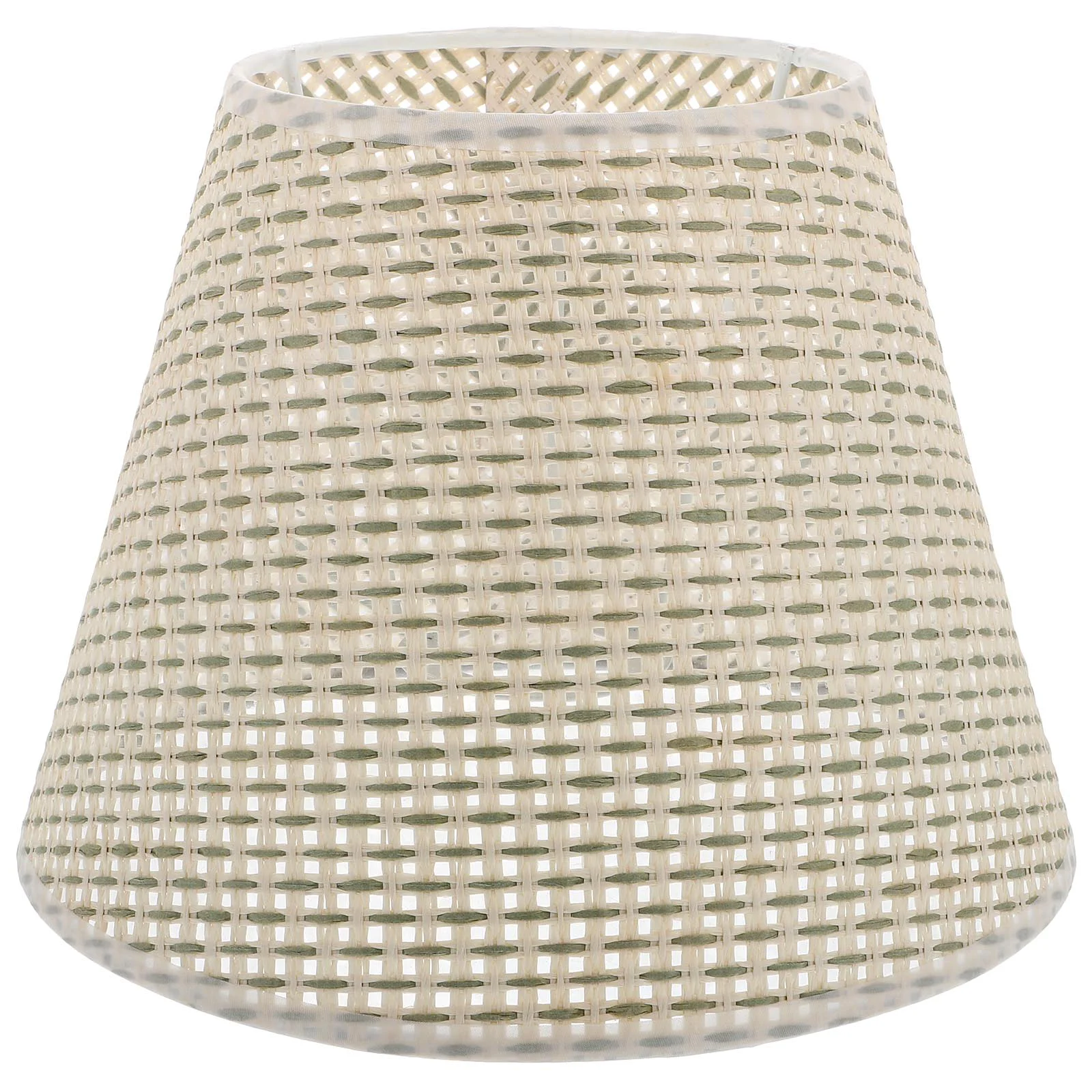 

E27 Rattan Lampshade Creative Desk Cover Ornament Chandelier Imitation Woven Decorative Light Hanging Simulated Weaving Replace