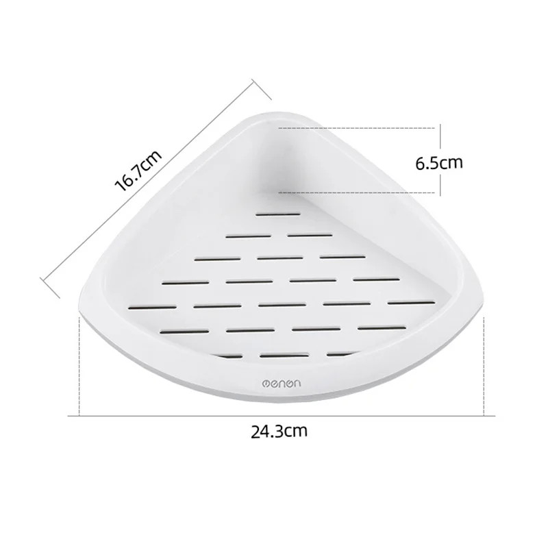 LEDFRE – étagère de rangement en plastique, douche, coin à pression, porte-shampoing, panier, étagères murales pour salle de bains LF73013