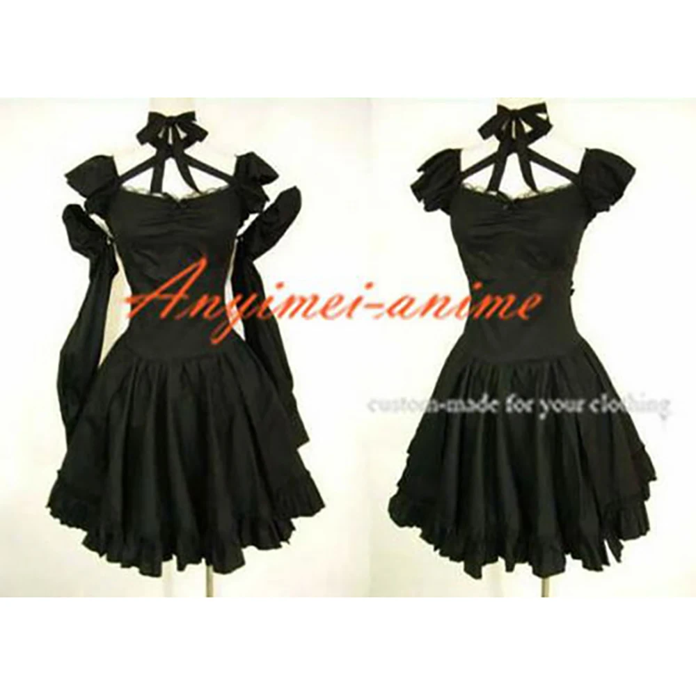 

fondcosplay hiphop Gothic Tripp Lolita Punk Fashion black cotton Dress skirt Cosplay Costume CD/TV[CK435]