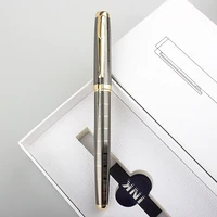 luxury high quality metal fountain pen business office pen stationery for school personalized gift pens writing ink pens